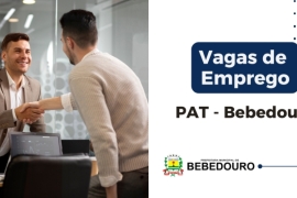 PAT de Bebedouro informa novas vagas de emprego – 31/07